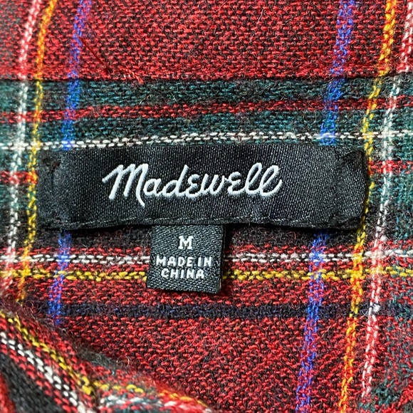 Madewell Women's Long Sleeve Button-Down Shirt size medium - Picture 4 of 5